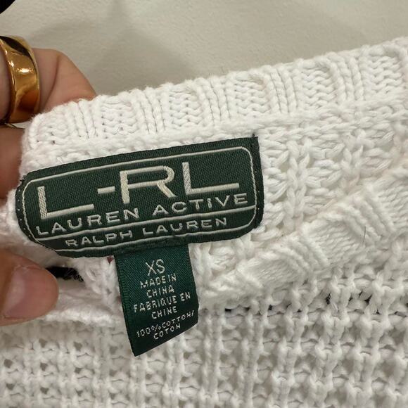 White ralph lauren knit sweater - Picture 3 of 5